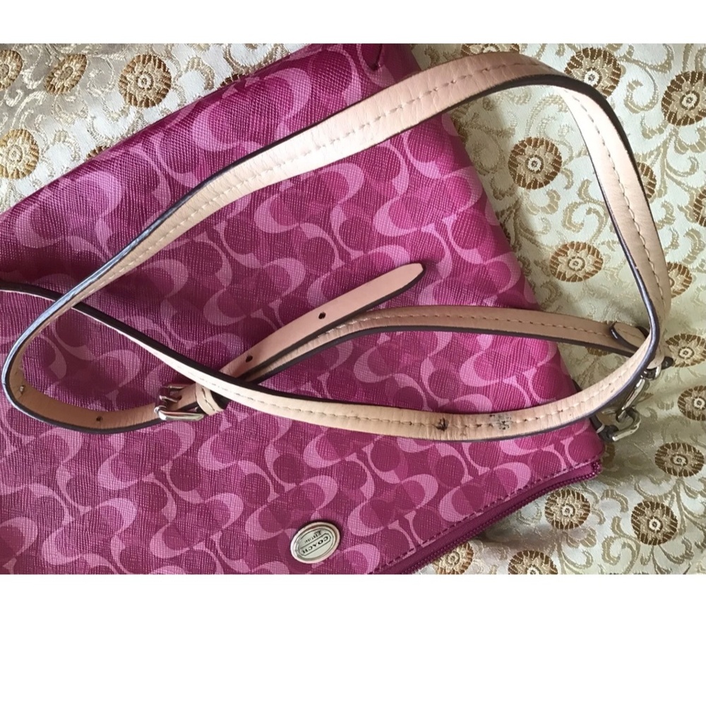 Coach Crossbody Pink Bag Python - image 4